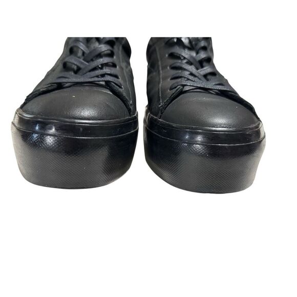 Converse Women's One Star Platform Ox Sneakers 559898C - Black Leather Sz 9 - Picture 4 of 10